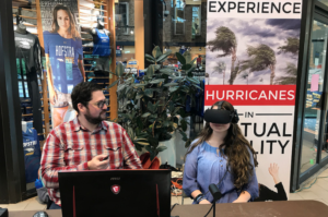 uragan in realitatea virtuala